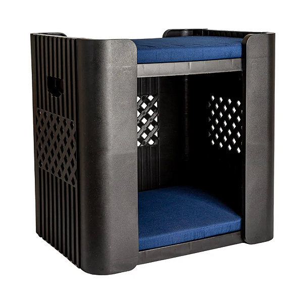Cama Duplex Berço Cães e Gatos Preta