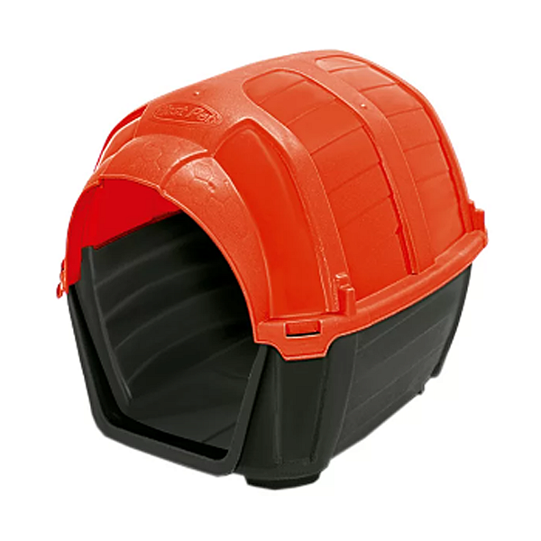 Casa Stone House Plast Pet Vermelha para Cães