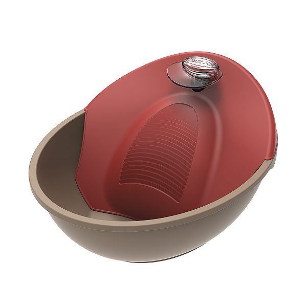 Fonte Bebedouro Petit Plast Pet Vermelha Gold para Cães e Gatos