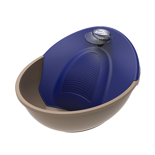 Fonte Bebedouro Petit Plast Pet Azul Gold para Cães e Gatos