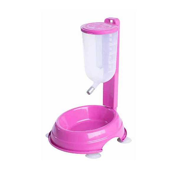 Bebedouro Lambe Lambe Automático Pop Star Rosa para Cães e Gatos 1 Litro