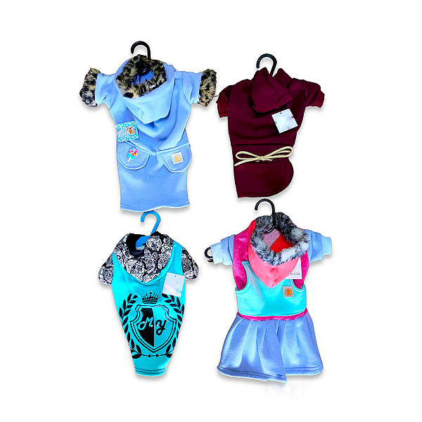 Roupa Moletom com Capuz Pet My Isabelly
