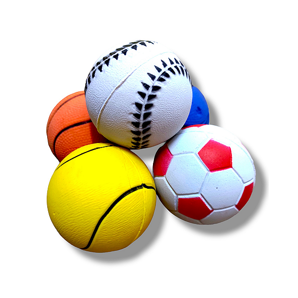 Brinquedo Pet Bola de Borracha Esportes para Cães Sortidas Unidade