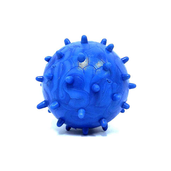 Brinquedo Pet Bola de Borracha Cravinho Maciça 45mm para Cães - Cores Sortidas