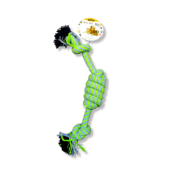 Brinquedo Mordedor Corda Dog Toy Trança para Cães DOG227