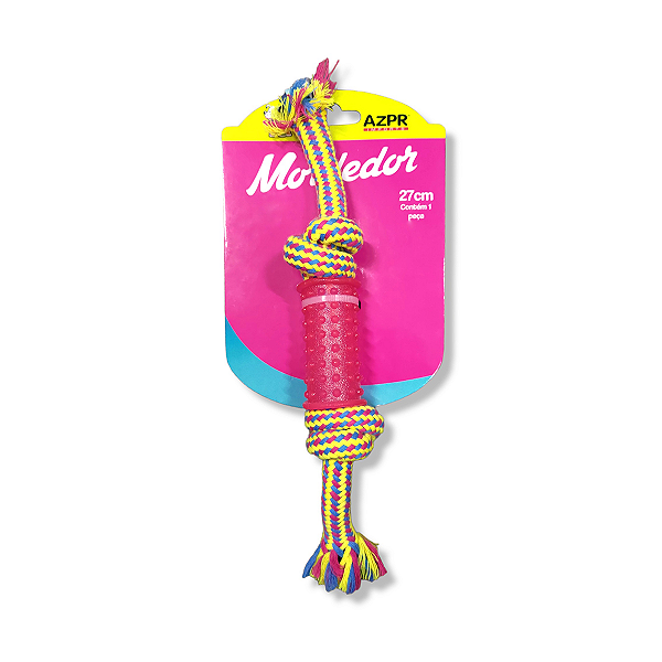 Brinquedo Mordedor Corda Tubo para Cães AZPR 1061