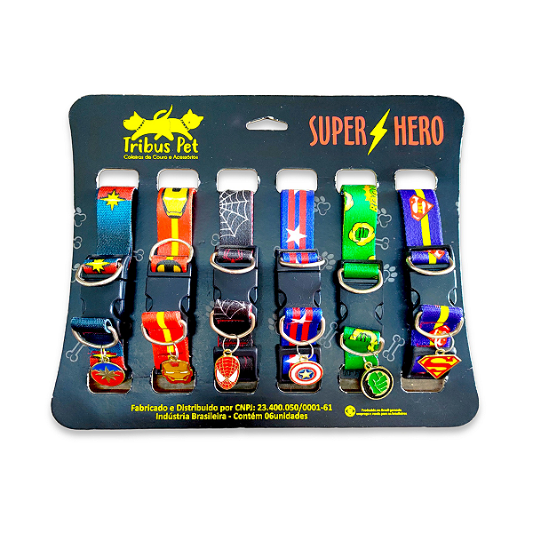 Coleira Super-Herói