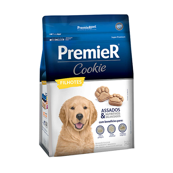 Biscoito Premier Pet Cookie Cães Filhotes 250g