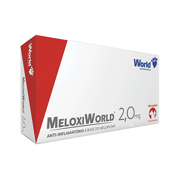 Anti-inflamatório e Analgésico Meloxiworld 2mg - 1 Comprimido