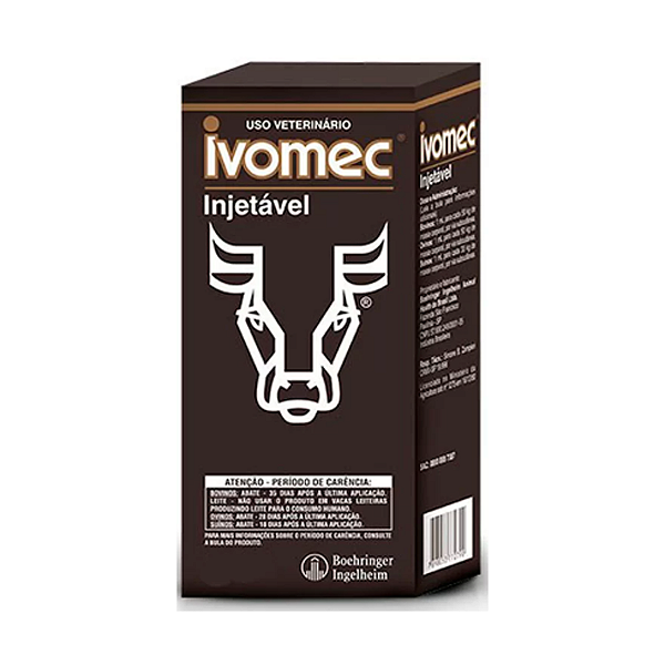 Antiparasitário Ivomec Injetável 50mL