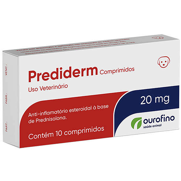 Anti-inflamatório Prediderm 20mg - 10 Comprimidos
