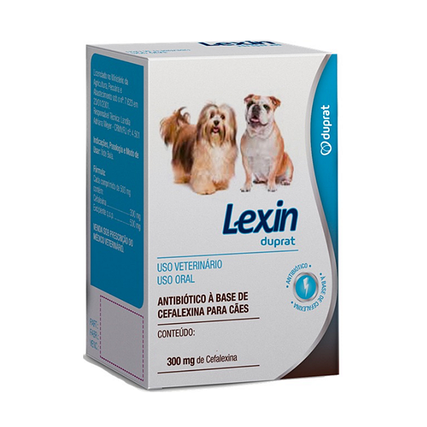 Antibiótico Lexin 300mg - 6 Comprimidos