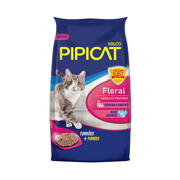 Areia Sanitária Kelco Pipicat Floral