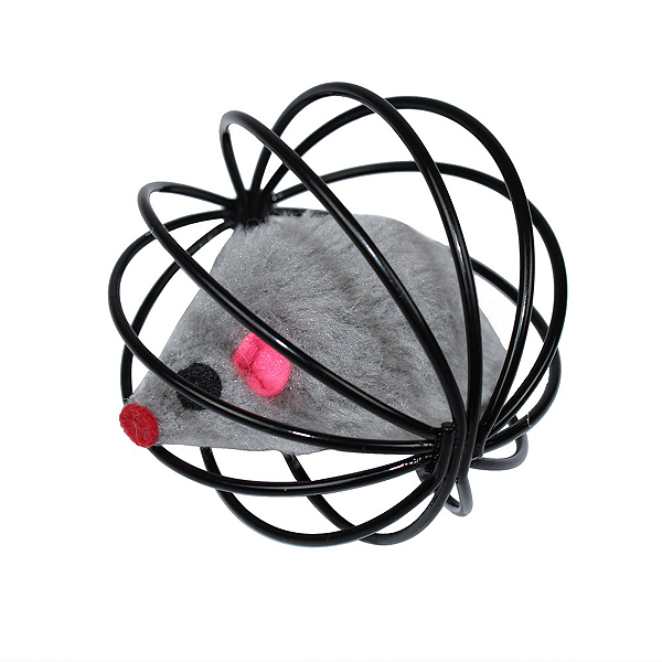 Brinquedo Bola de Arame com Ratinho