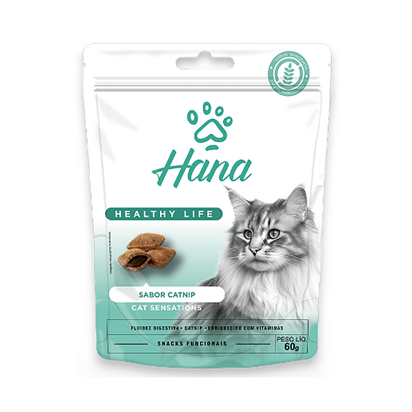 Snacks Hana Nuggets Sensations Catnip Gatos Adultos 60g