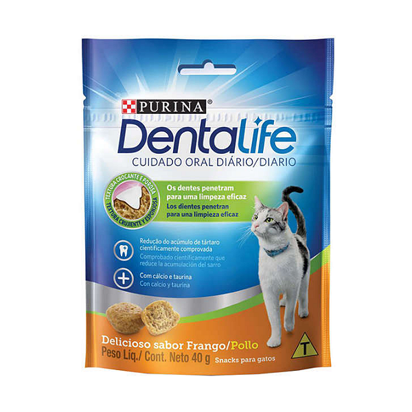Petisco Nestlé Purina DentaLife Gatos 40g