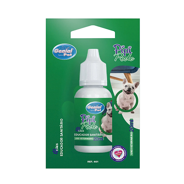 Kit Educador Sanitário Genial Pet Pipi Pode 20ml