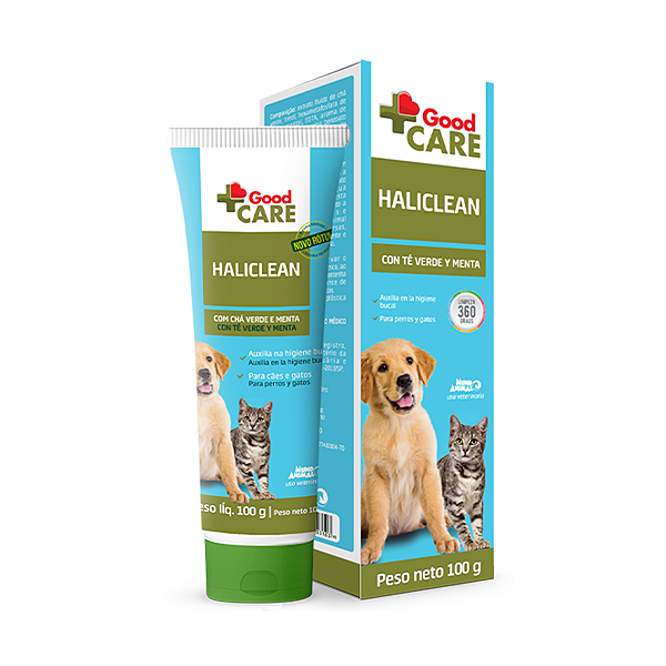 Gel Dental Mundo Animal Good Care Haliclean para Cães e Gatos 100g