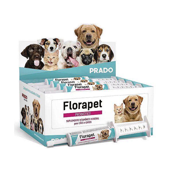 Suplemento Vitamínico Probiótico FloraPet Pasta 14g