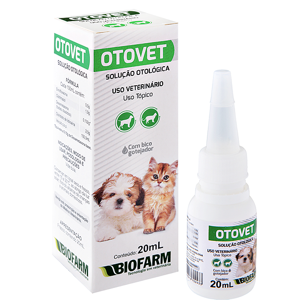 Otovet Biofarm Gotas Tratamento Otite 20ml