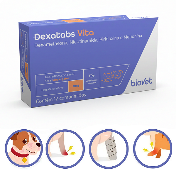 Dexatabs 1mg - 12 Comprimidos