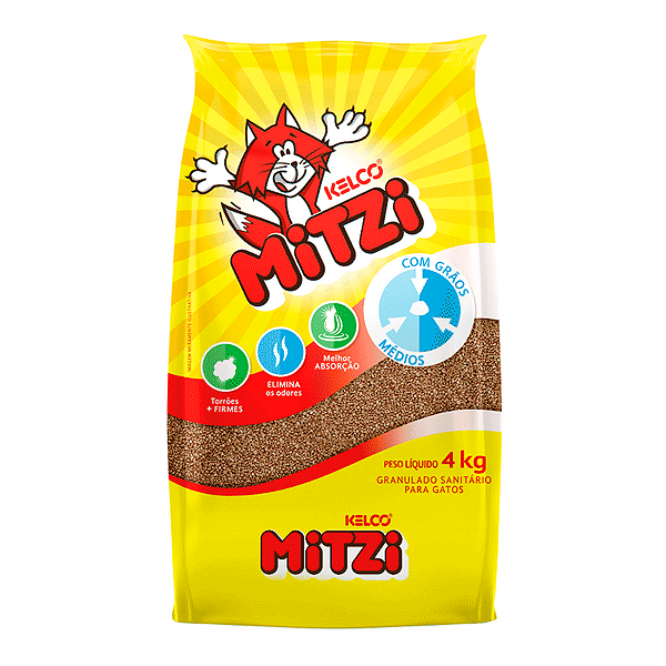 Areia Sanitária Kelco Mitzi 4kg