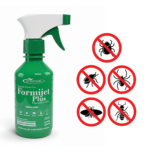Inseticida Pronto Uso para Ambientes Formijet Spray Plus 250ml
