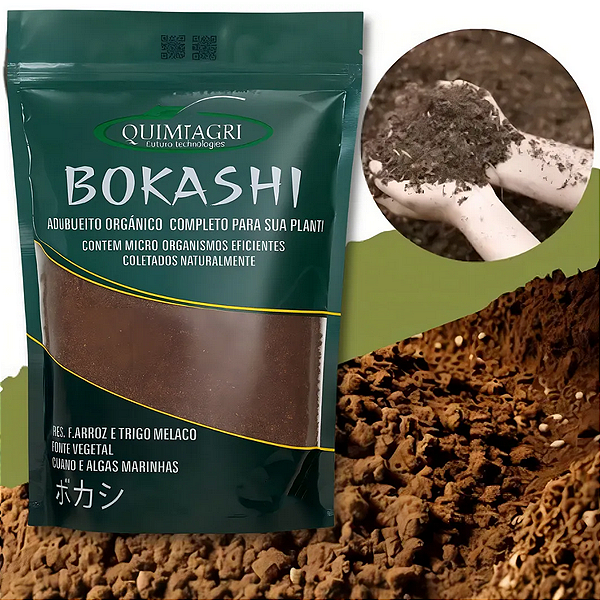 Adubo Orgânico Completo Bokashi