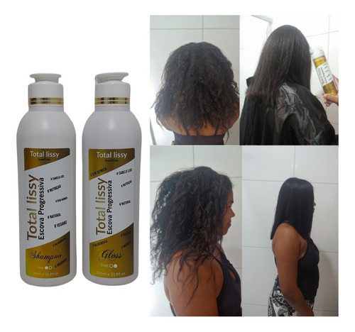 Alisamento Capilar Kit Progressiva No Chuveiro Total Lissy