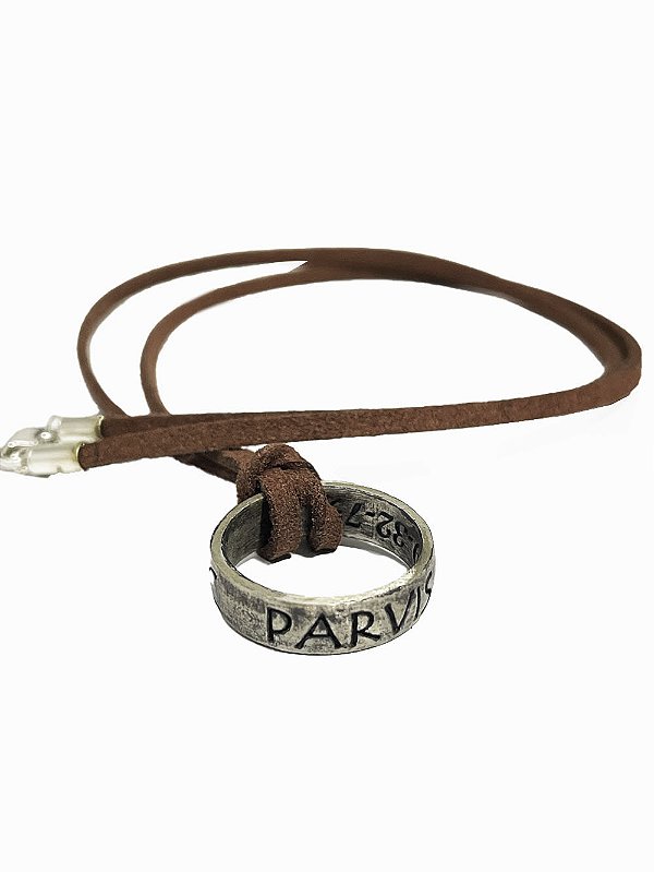 Colar Inspirado em “Uncharted Drake” com Pingente de Anel em Prata 925