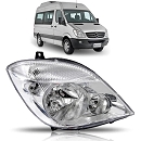 Farol Eletrico Sprinter 12/16 com Auxiliar e Motor Lado Esquerdo