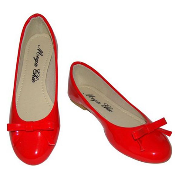Sapatilha Verniz Vermelho MegaChic