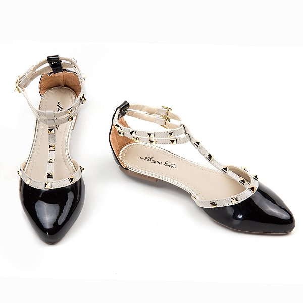 Salomé Preta com Branco MegaChic