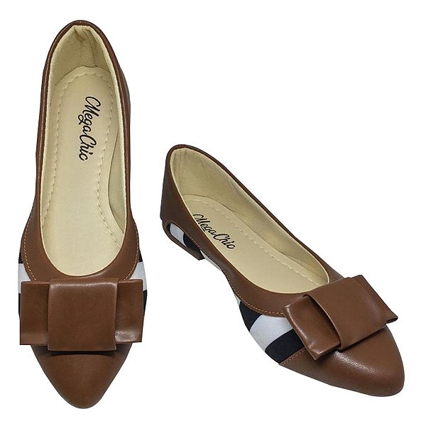 Sapatilha Marrom Listrada MegaChic