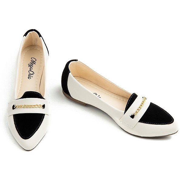 Sapatilha Neve com Preto MegaChic