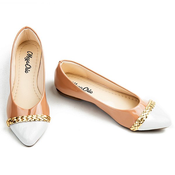 Sapatilha Rose com Branco