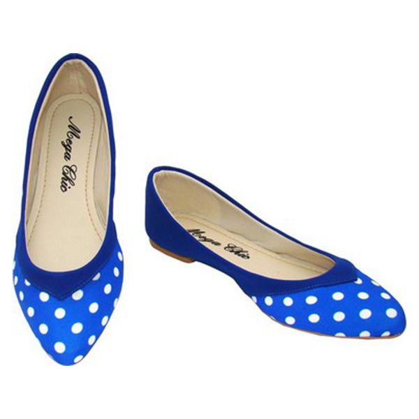 Sapatilha Poá Azul MegaChic