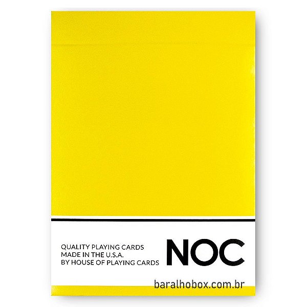 Baralho NOC Original - Amarelo (Yellow)