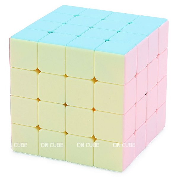 Cubo Mágico 4x4x4 Qiyi Pastel