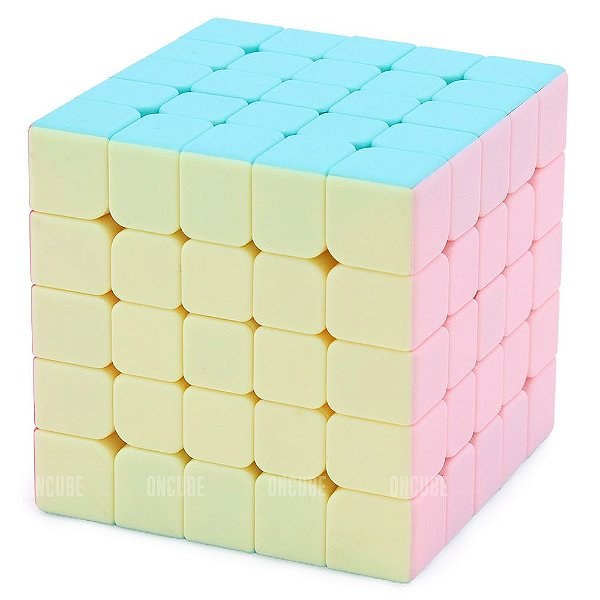 Cubo Mágico 5x5x5 Qiyi Pastel