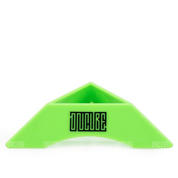 Base para Cubo Mágico Verde com Logo ONCUBE