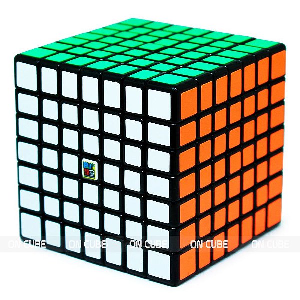 Cubo Mágico 7x7x7 Moyu MF7S Preto