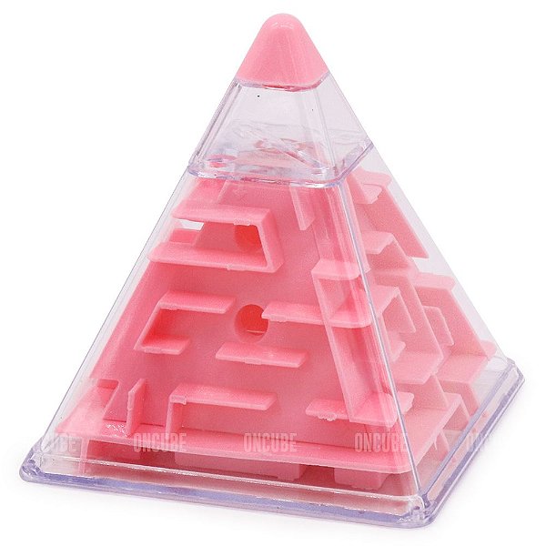 Maze Pyraminx Rosa - Labirinto 3D