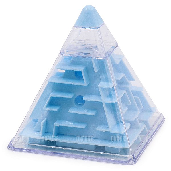 Maze Pyraminx Azul - Labirinto 3D