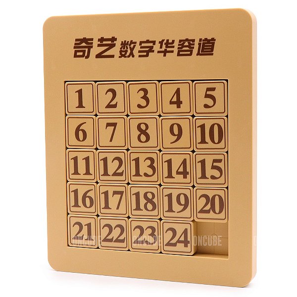 Puzzle Numérico Sliding Klotski Qiyi Magnético - 5x5 - 24 números