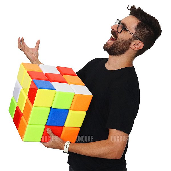 Cubo Mágico 3x3x3 Gigante - 30 cm - Maior cubo do mundo - Oncube: os  melhores cubos mágicos você encontra aqui