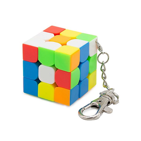 Chaveiro Cubo Mágico 3x3x3 Moyu Mini - 3,5 CM