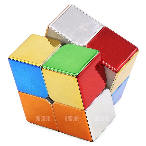 Cubo Mágico 2x2x2 Cyclone Boys Metálico - Magnético