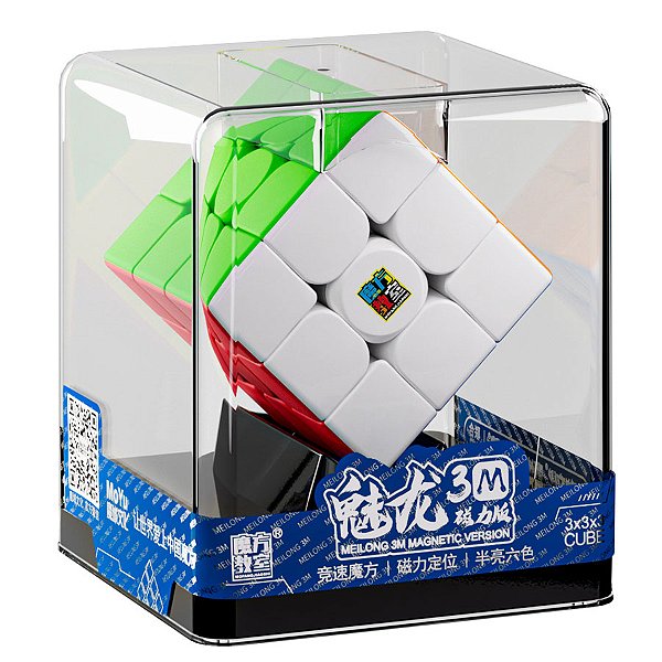 Cubo Mágico 3x3x3 Moyu Meilong 3M Magnético - Nova Embalagem