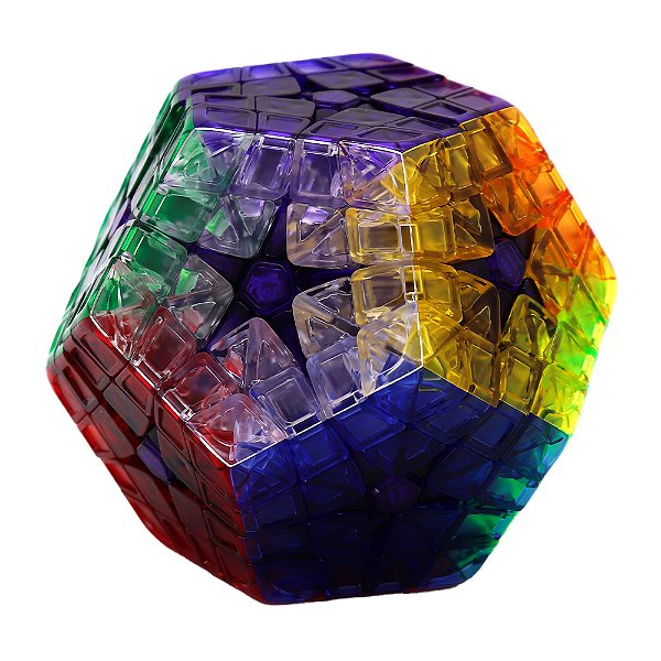 Cubo Mágico Kilominx 4x4 Yuxin Transparente - Ediçao Limitada